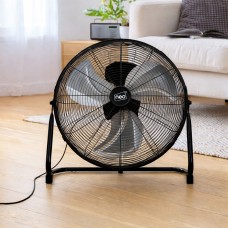 Neo Black 20'' High Velocity Portable Freestanding Floor Fan